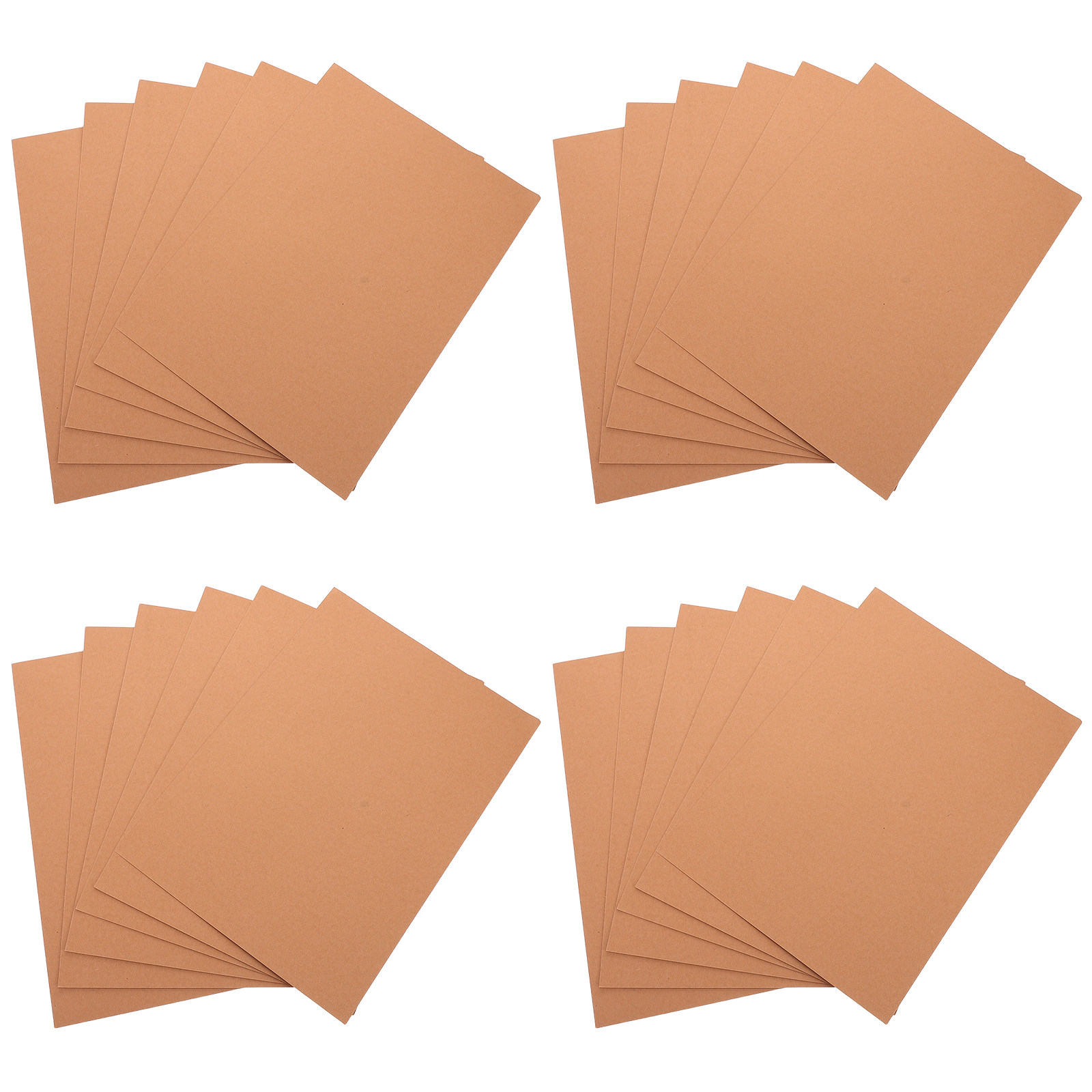 50Pcs Brown Cardstock Paper A4 - Papercraft Supply Invitation 评论和价格