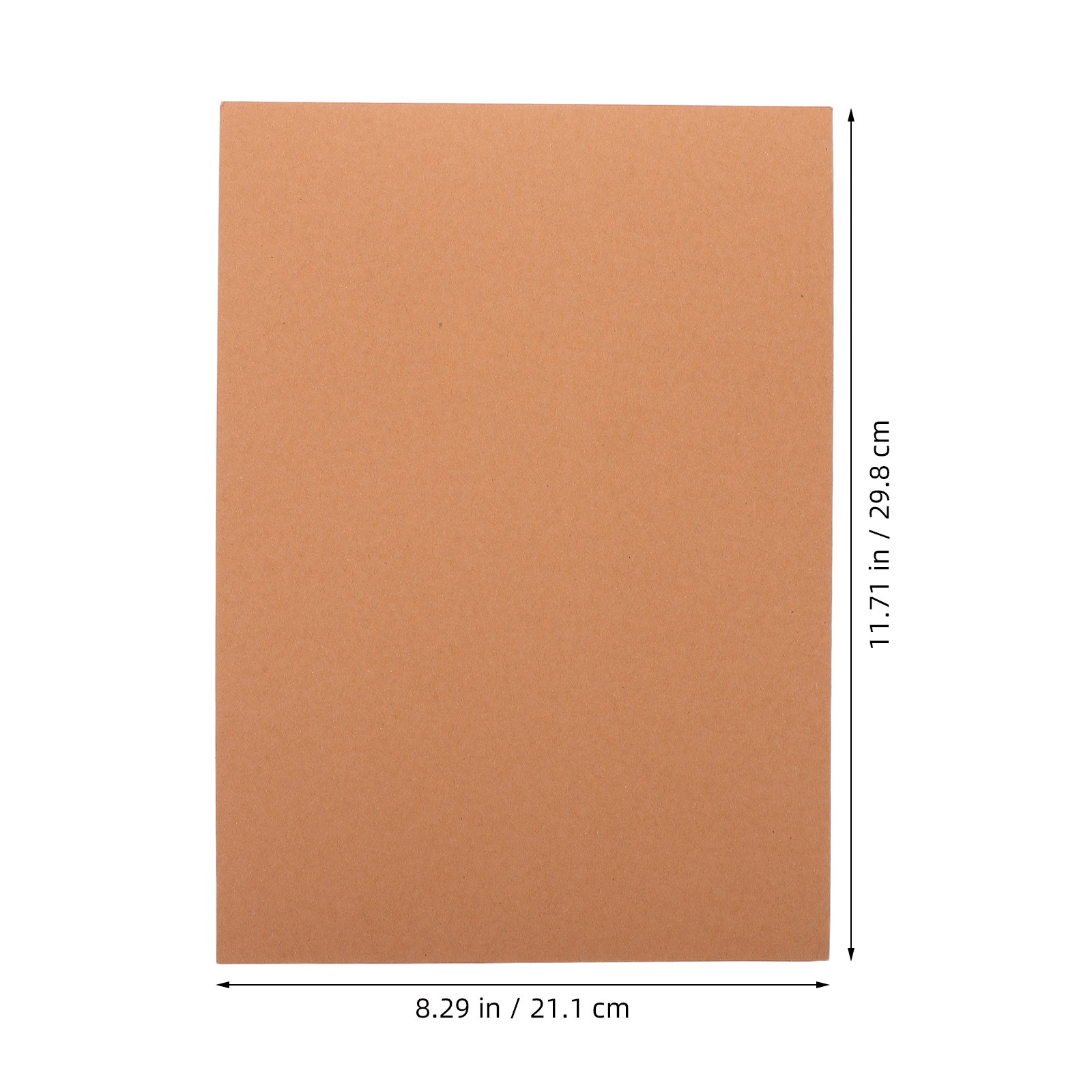 50Pcs Brown Cardstock Paper A4 - Papercraft Supply Invitation 评论和价格