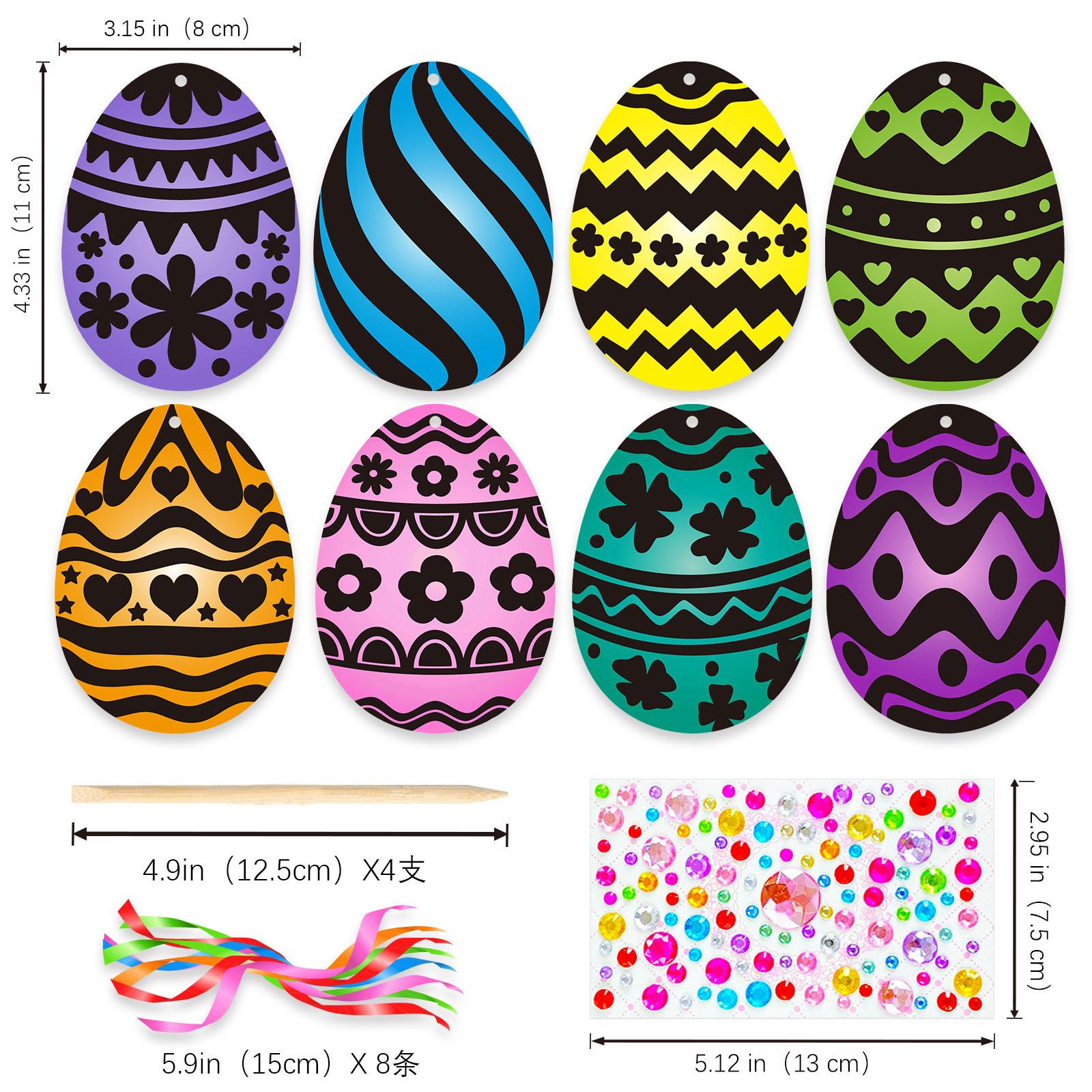 Easter Scratch Art Paper Set f - Papercraft Supply Ribbon 评论和价格