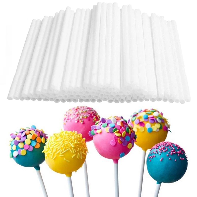 8/10/15cm Plastic Lollipop Sti - Cotton Candy Cone 评论和价格