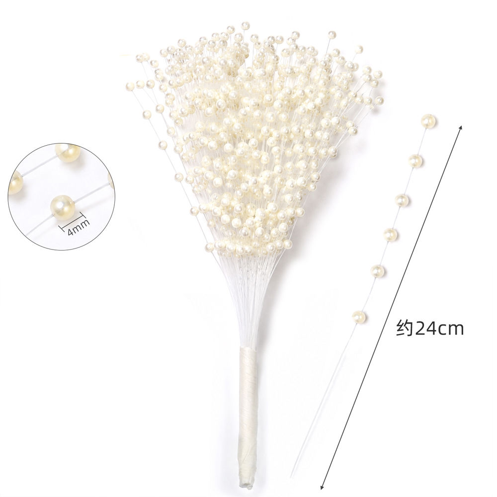 100PC 4mm x 24cm Spurting Whit - Centerpiece Stick 评论和价格