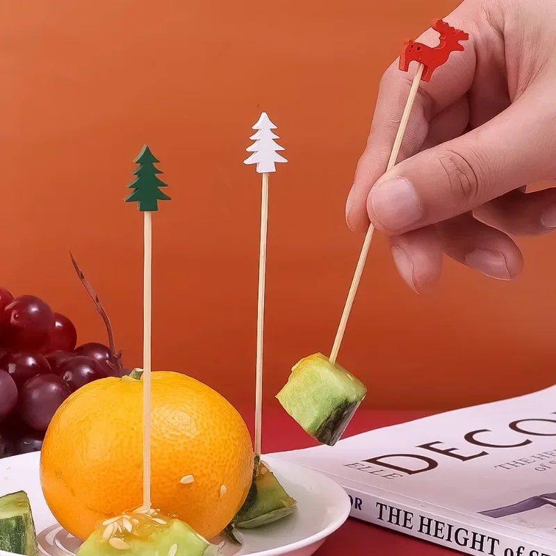 200/50PCS Christmas Fruit Skew - Centerpiece Stick 评论和价格